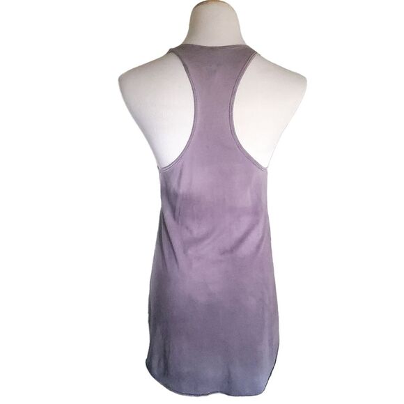 Joe's Jeans Dusty Purple Lilac Top V-Neck Racer Back Tank Tee Womens Large - Picture 3 of 10